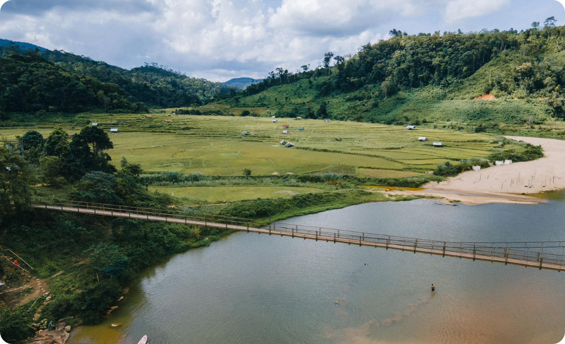 Pont suspendu de Kon Tu Rang